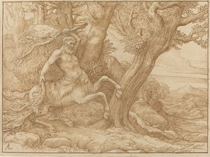 枝を持つケンタウロス 作： Alphonse Legros