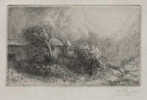 Chailli：嵐の終わりエフェの怒り。 作： Alphonse Legros