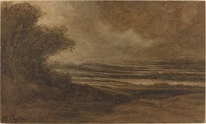 ブルゴーニュの田舎【レクト】。 作： Alphonse Legros