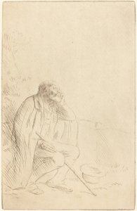 Day-dream (夢想家) 作： Alphonse Legros