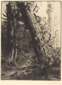 小川の端 (Bord de ruisseau) 作： Alphonse Legros