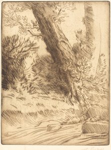 小川の端 (Bord de ruisseau) 作： Alphonse Legros