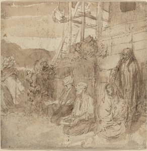 英語の乞食。 作： Alphonse Legros