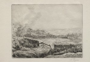 フィールドへの入り口 作： Alphonse Legros