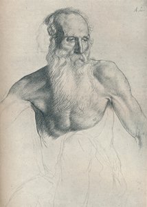 長いひげを持つ老人の研究、c1895、1923 作： Alphonse Legros
