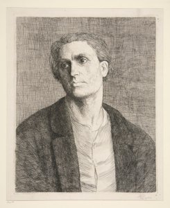 頭の研究 作： Alphonse Legros