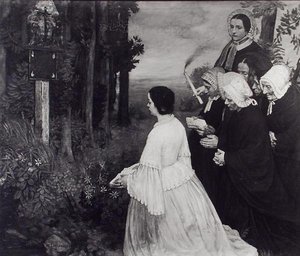 Ex Voto、1860 作： Alphonse Legros