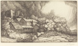 修道院の農場 作： Alphonse Legros