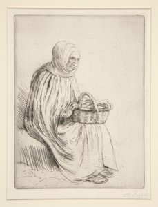 マーケットウーマン 作： Alphonse Legros
