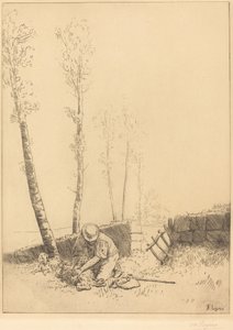 羊を探して (ル・ムートン・レトローヴ) 作： Alphonse Legros