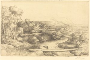 歩道橋 歩道橋。 作： Alphonse Legros