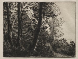 守衛所 作： Alphonse Legros