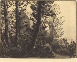 守衛所 守衛所。 作： Alphonse Legros