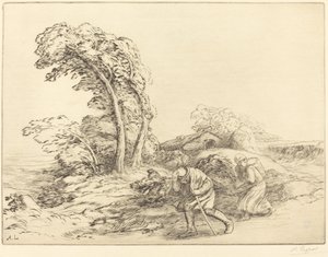 突風 一陣の突風。 作： Alphonse Legros