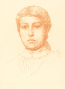 少女の頭部 少女の頭部。 作： Alphonse Legros