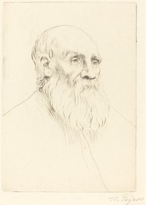 オヤジのエチュード・ド・テテの頭。 作： Alphonse Legros