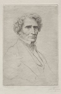ヘクター・ベルリオーズ。 作： Alphonse Legros
