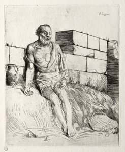 ジョブファーストプレート。 作： Alphonse Legros