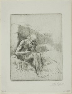 ジョブ、セカンド プレート 作： Alphonse Legros