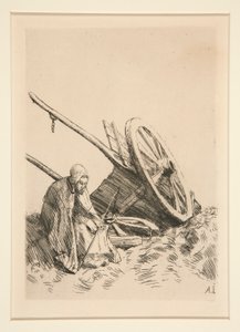 La Charette Brisee (壊れたカート) 作： Alphonse Legros