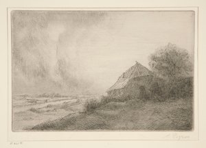 ザ ハット オン ザ ヒル 作： Alphonse Legros