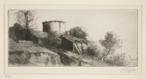鳩の塔 作： Alphonse Legros