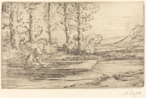 風景 作： Alphonse Legros