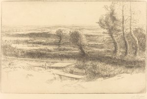 風景 作： Alphonse Legros