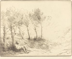 風景 作： Alphonse Legros