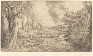 風景 作： Alphonse Legros