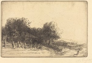 風景 作： Alphonse Legros