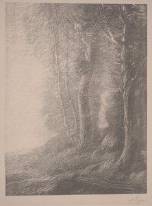 風景（リト） 作： Alphonse Legros