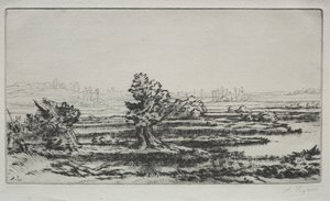 風景。 作： Alphonse Legros