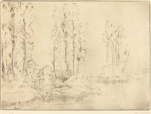 風景風景。 作： Alphonse Legros