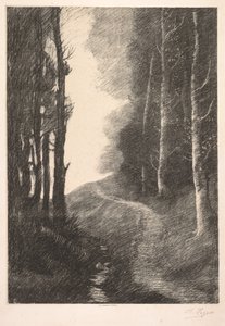 白樺の風景 作： Alphonse Legros