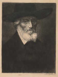 トーマス・カーライルの大きな肖像画 作： Alphonse Legros