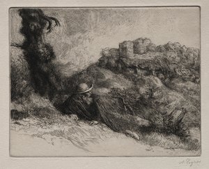 幽霊の城 作： Alphonse Legros