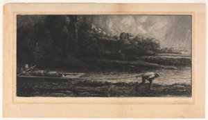船上の風景 作： Alphonse Legros