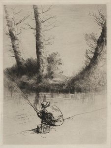 The Angler」です。 作： Alphonse Legros