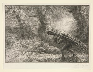 コテージへの帰還 作： Alphonse Legros