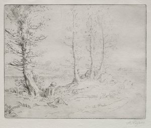 海岸沿い 作： Alphonse Legros