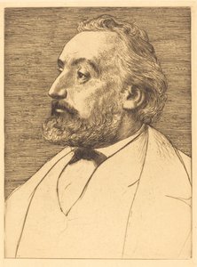 レオン・ガンベッタ、2皿目。 作： Alphonse Legros
