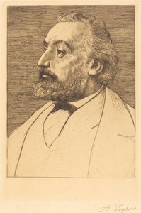 レオン・ガンベッタ、二皿目 作： Alphonse Legros