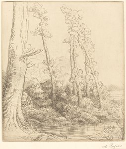 リトル ポンド ラ プチ マーレ。 作： Alphonse Legros