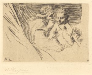マブとキューピッド マブとキューピドン。 作： Alphonse Legros