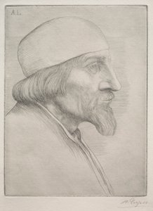 スカルキャップの男 作： Alphonse Legros