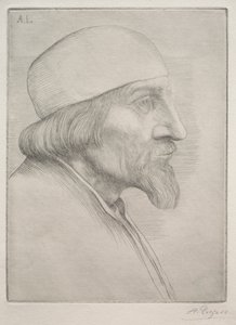 スカルキャップの男。 作： Alphonse Legros