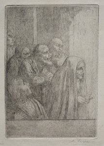 真夜中のミサ 作： Alphonse Legros