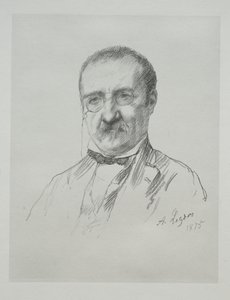 Champfleury、1875年。 作： Alphonse Legros