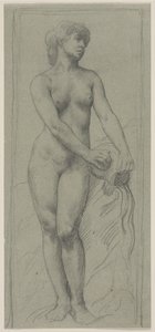 ヌードの女性。